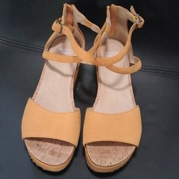 Eileen Fisher wedged Sandals size 9 - Picture 11 of 16